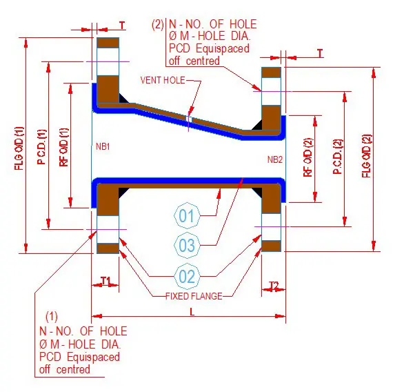 CROSS-SECTION-LINED-ECCENTRIC-REDUCER