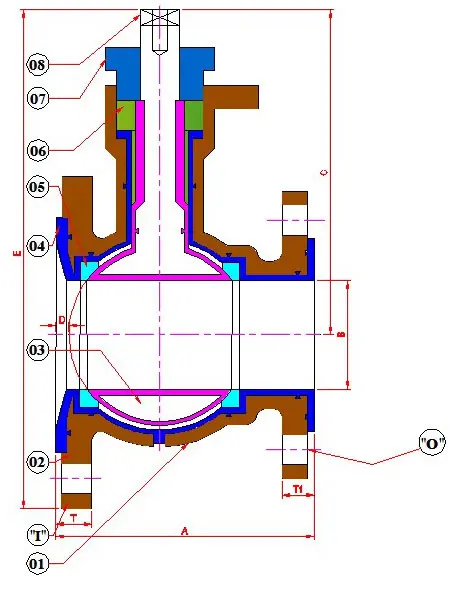 CROSS-SECTION-MANUAL-LINED-FLUSH-BOTTOM-BALL-VALVE-