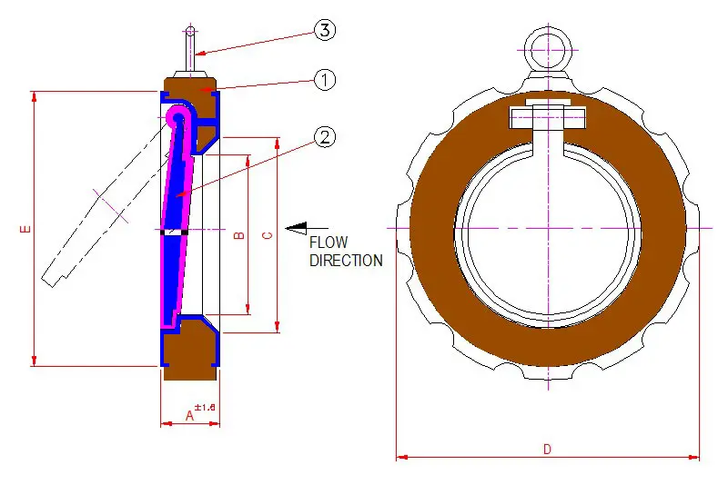 CROSS-SECTION-ACTUATED-LINED-FLUSH-BOTTOM-VALVE